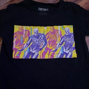 Fortnite Black Skeleton Dance Tee